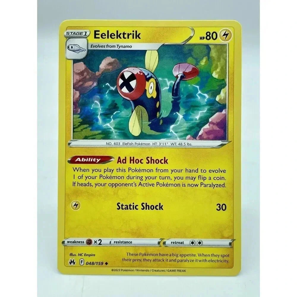 Eelektrik 048/159 Sword & Shield: Crown Zenith Non-Holo Pokémon TCG LP/NM